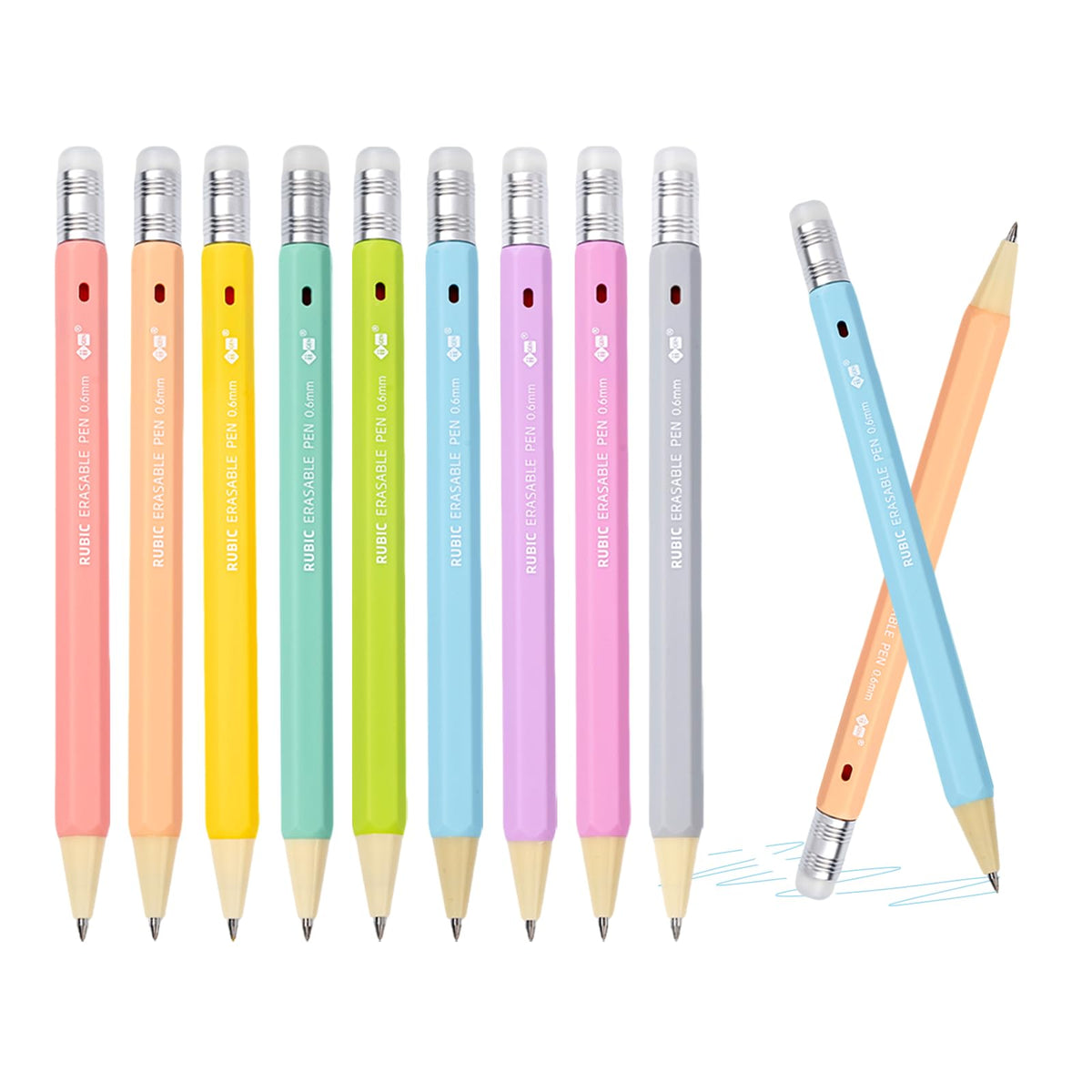 RUBIC 0.6mm Erasable Pens 9 Forest Reverie, School & Planner