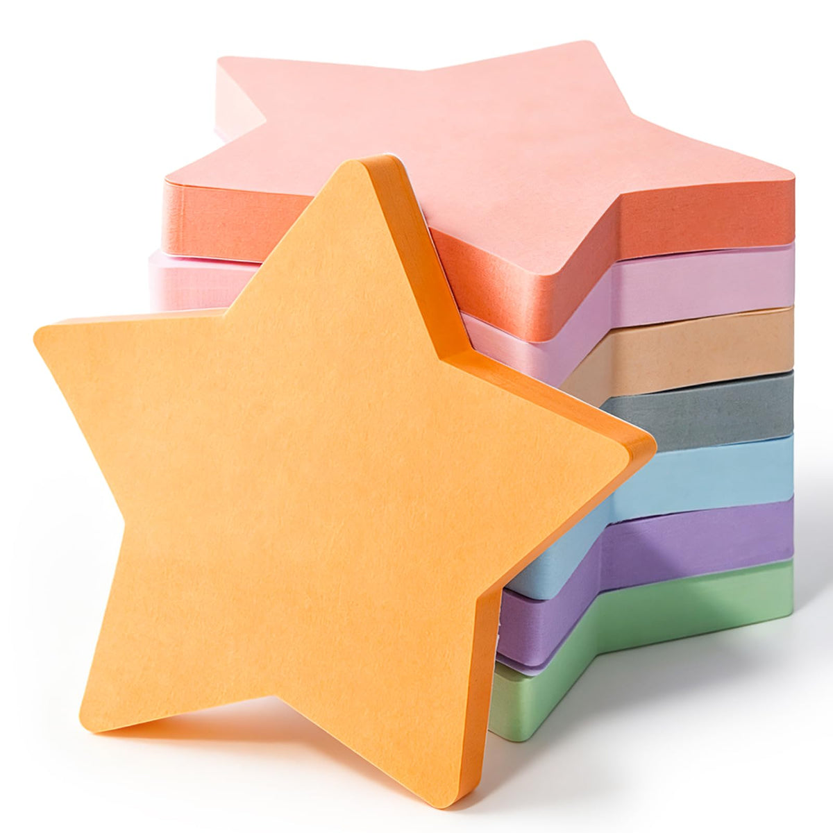 Heart Sticky Notes 640 Sheets, 8 Pads Cute Heart Shaped Post it Notes