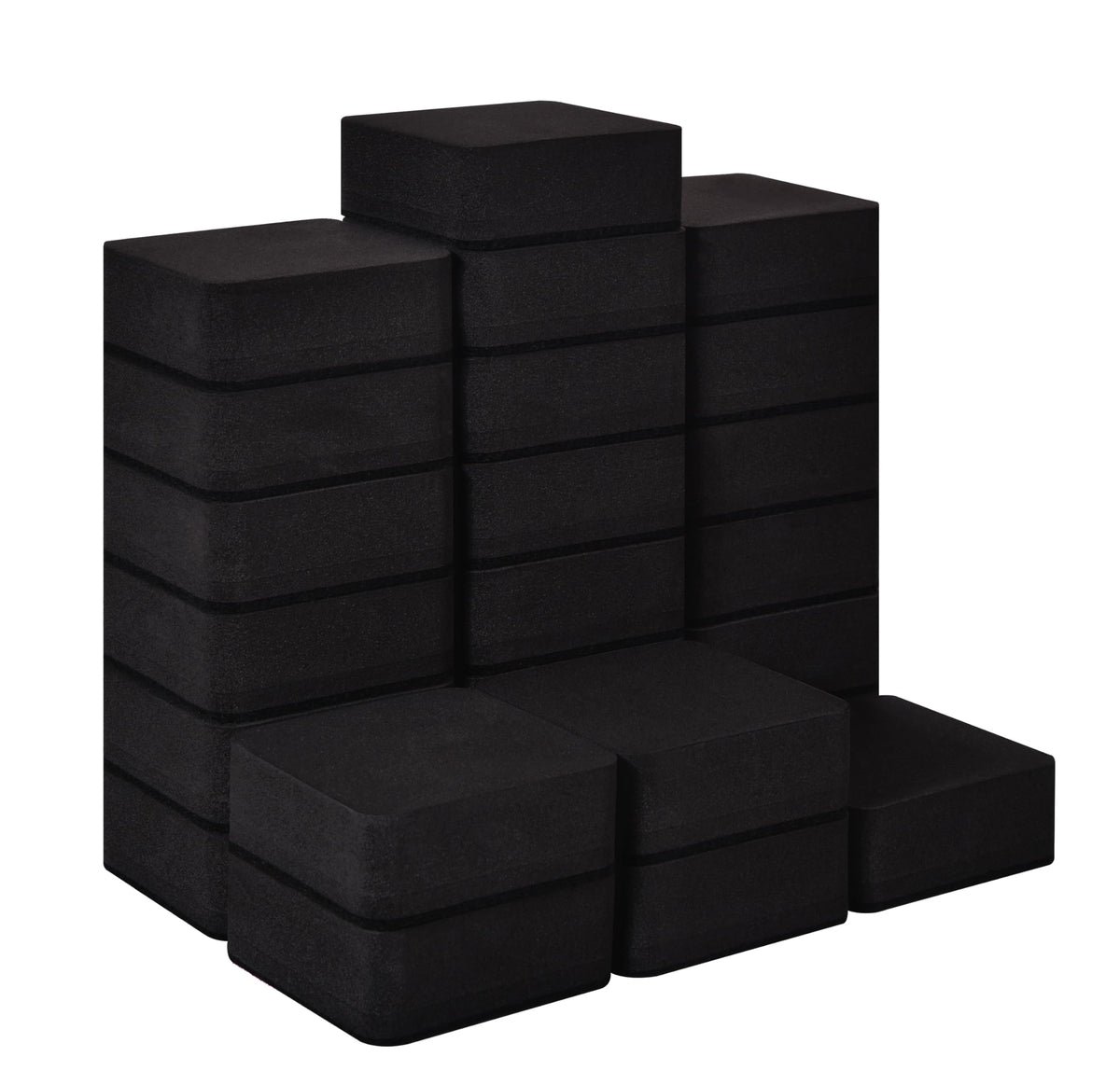 Dry Erase Erasers, 24 Pack Magnetic Whiteboard Erasers for Kids and Students, Mini Dry Erase Board Erasers for Classroom Home, and Office, Black