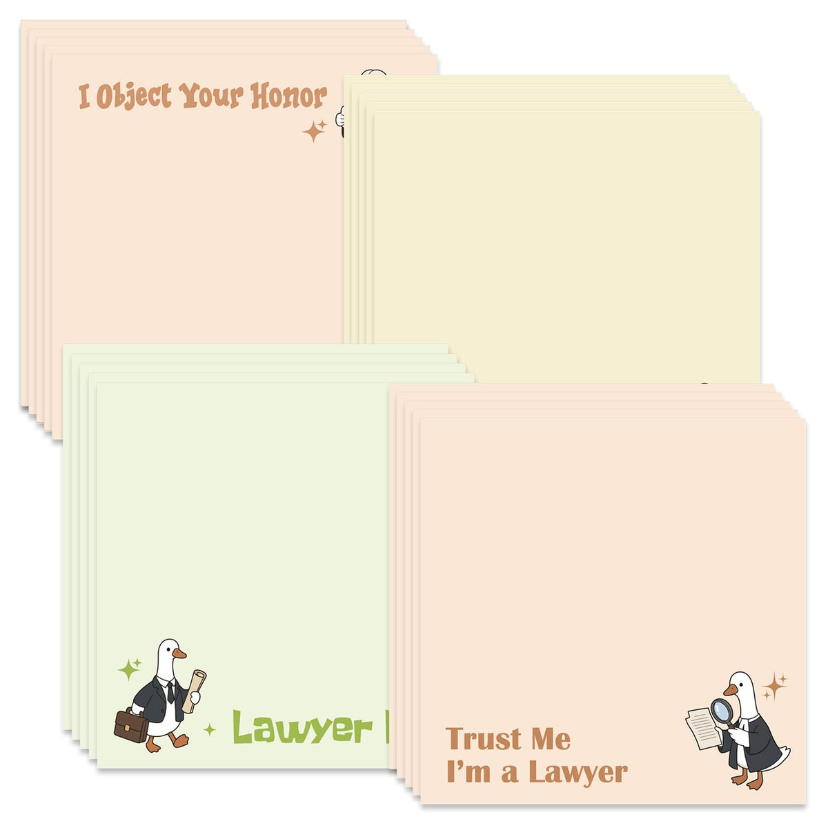 Inspirational Sticky Notes 3x3 Gifts for Positive People 9-Pack