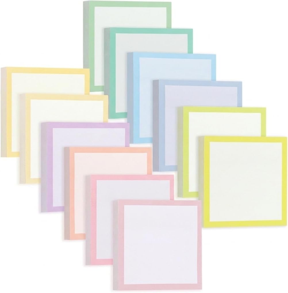 Mr. Pen- Bulk Sticky Notes, 3"x3", 12 Pads, 60 Sheets/Pad, 720 Sheets