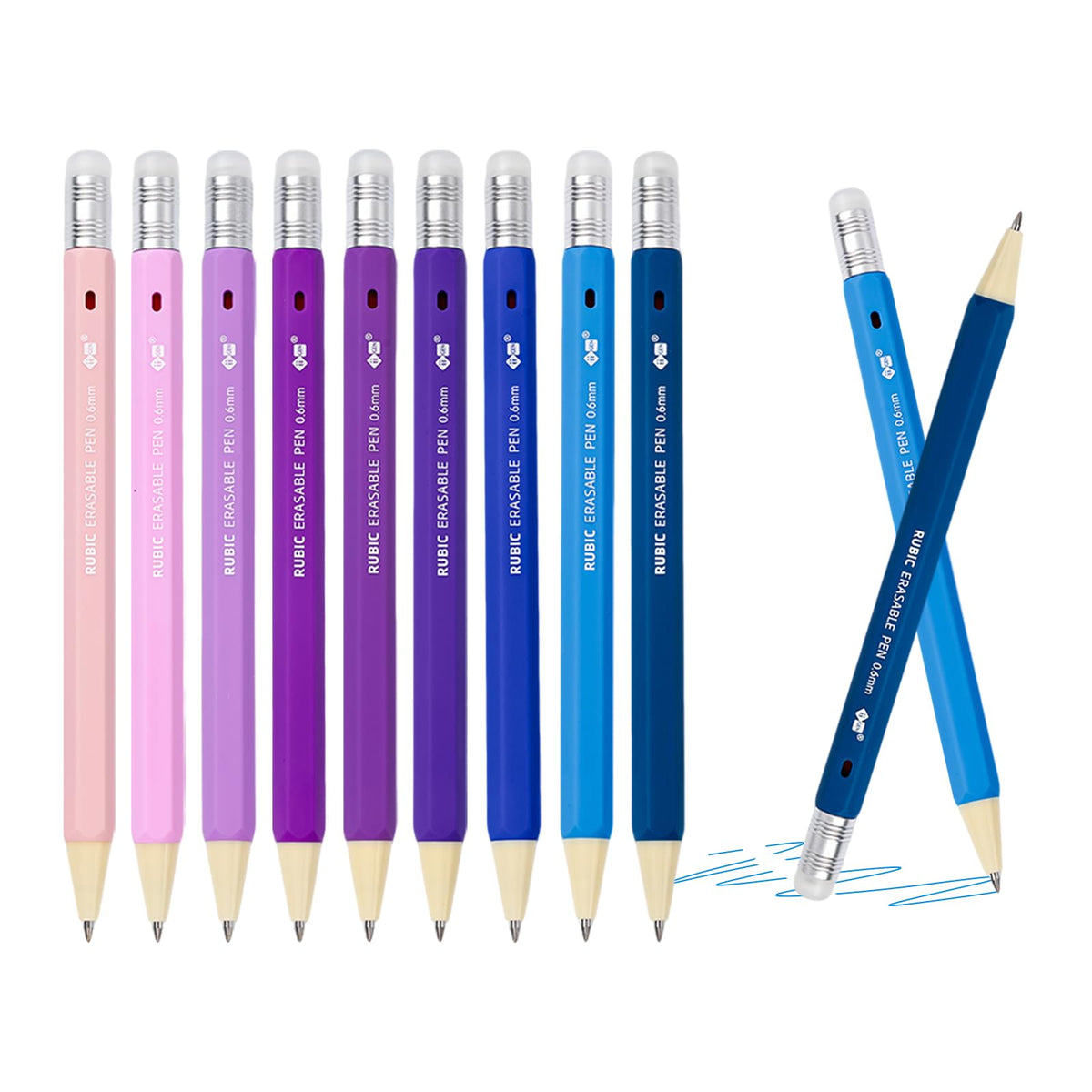 RUBIC 0.6mm Erasable Pens 9 Forest Reverie, School & Planner