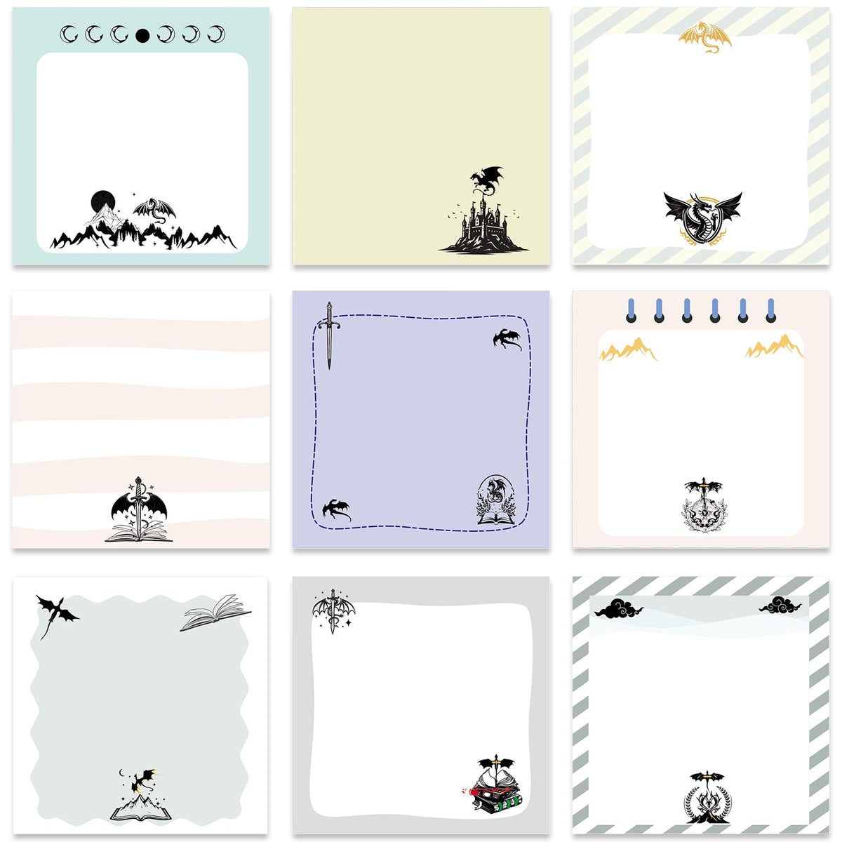 Funny Sticky Notes 3x3 Inch Silly Work Gag Gifts