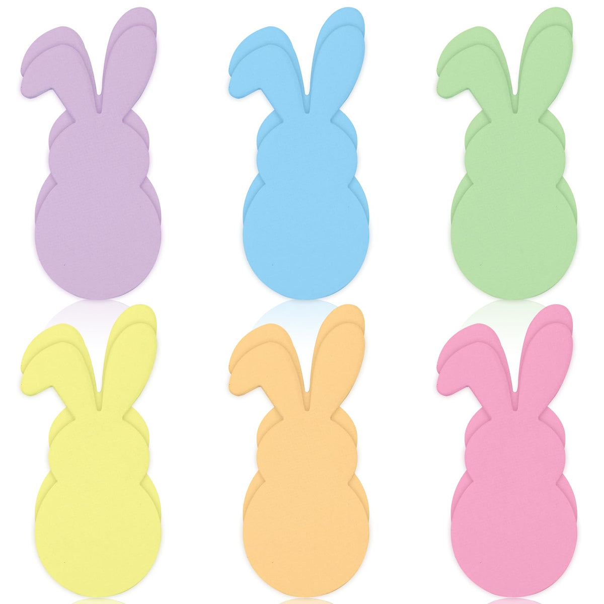 JarThenaAMCS 24 Pack Halloween Sticky Notes 6 Pastel Colors Boo Ghost Shaped Sticky Memo Pads for Home Office Classroom Supplies, 480 Sheets