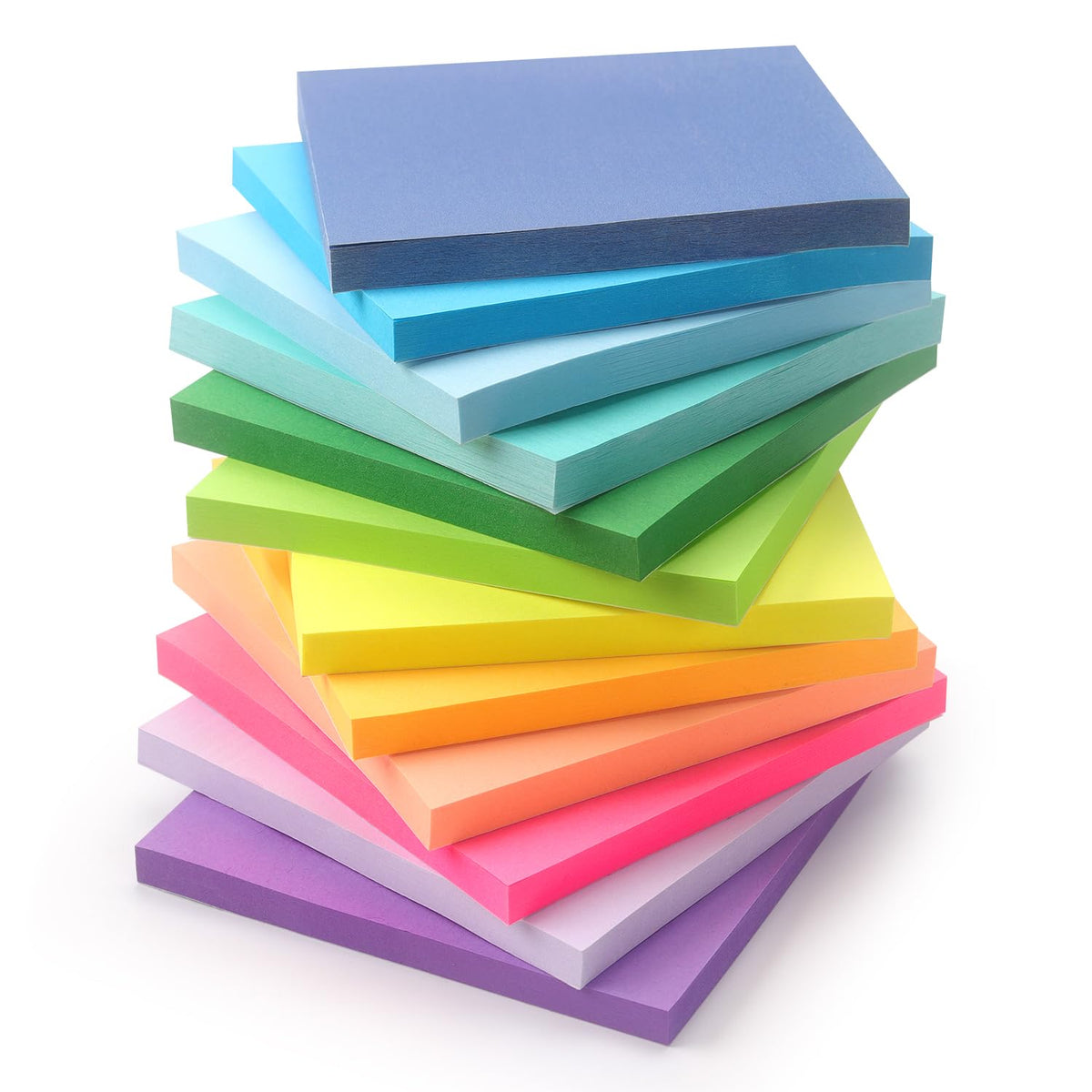 OSBOO Sticky Notes 3x3 with Bright Colors, 6 Pads 100 Sheets/Pad (Yellow)