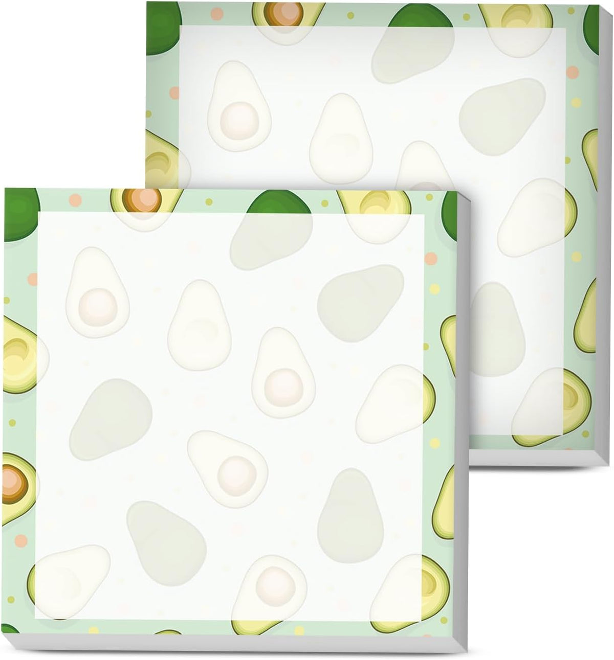 Sticky Notes, 2 Pads, 3x3 inches, Cute Colorful Fun Self-Stick Note Pads, Easy Post, Strong Adhesive Notepad Brown Leopard Print