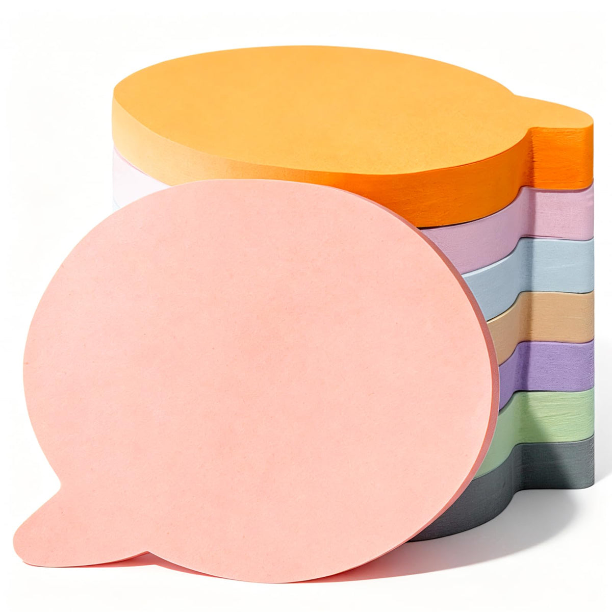 Heart Sticky Notes 640 Sheets, 8 Pads Cute Heart Shaped Post it Notes