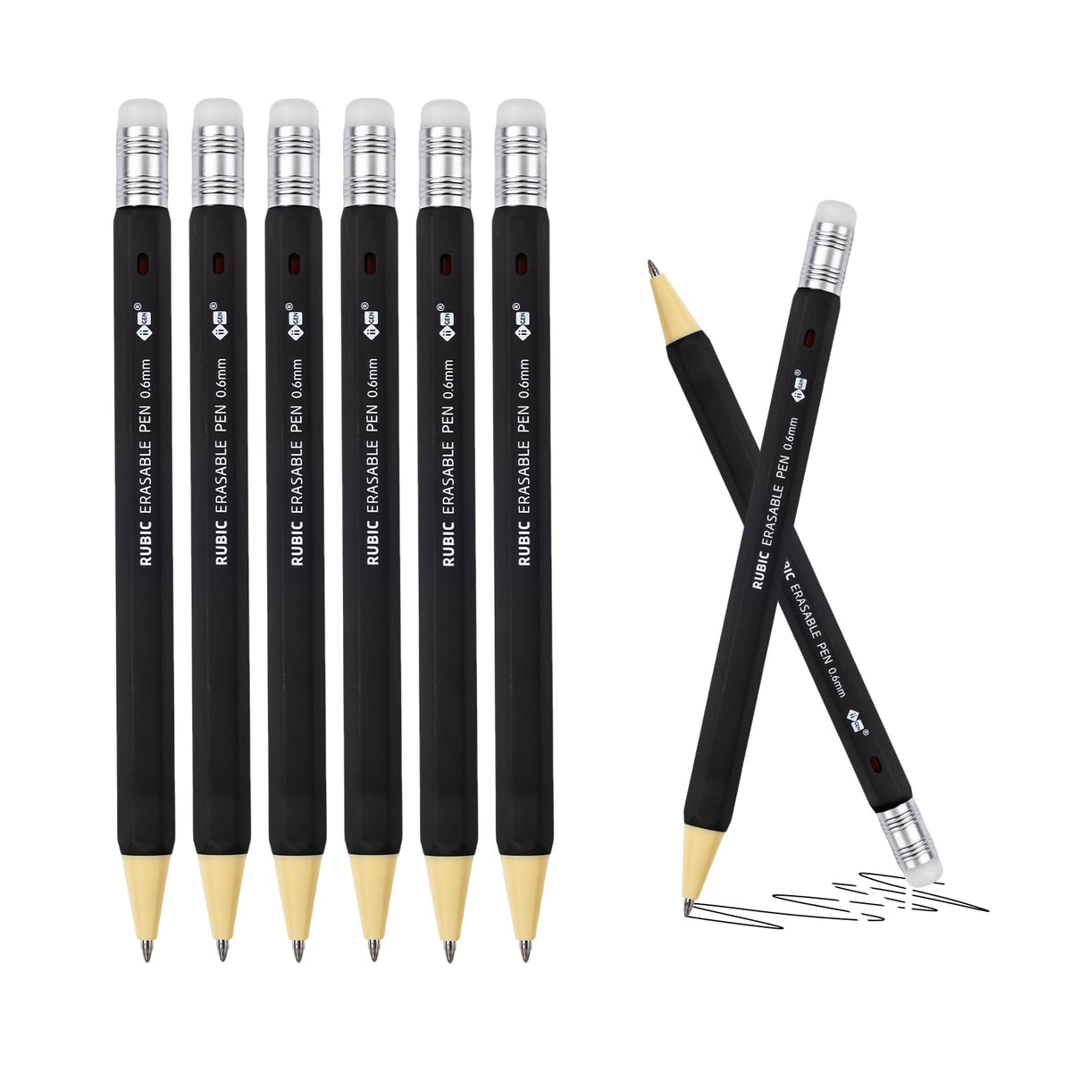 RUBIC 0.6mm Erasable Pens 9 Forest Reverie, School & Planner