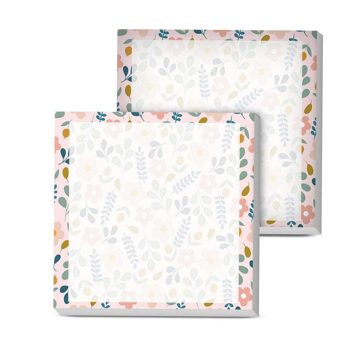 Sticky Notes, 2 Pads, 3x3 inches, Cute Colorful Fun Self-Stick Note Pads, Easy Post, Strong Adhesive Notepad Brown Leopard Print