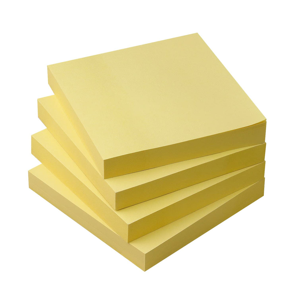 OSBOO Sticky Notes 3x3 with Bright Colors, 6 Pads 100 Sheets/Pad (Yellow)