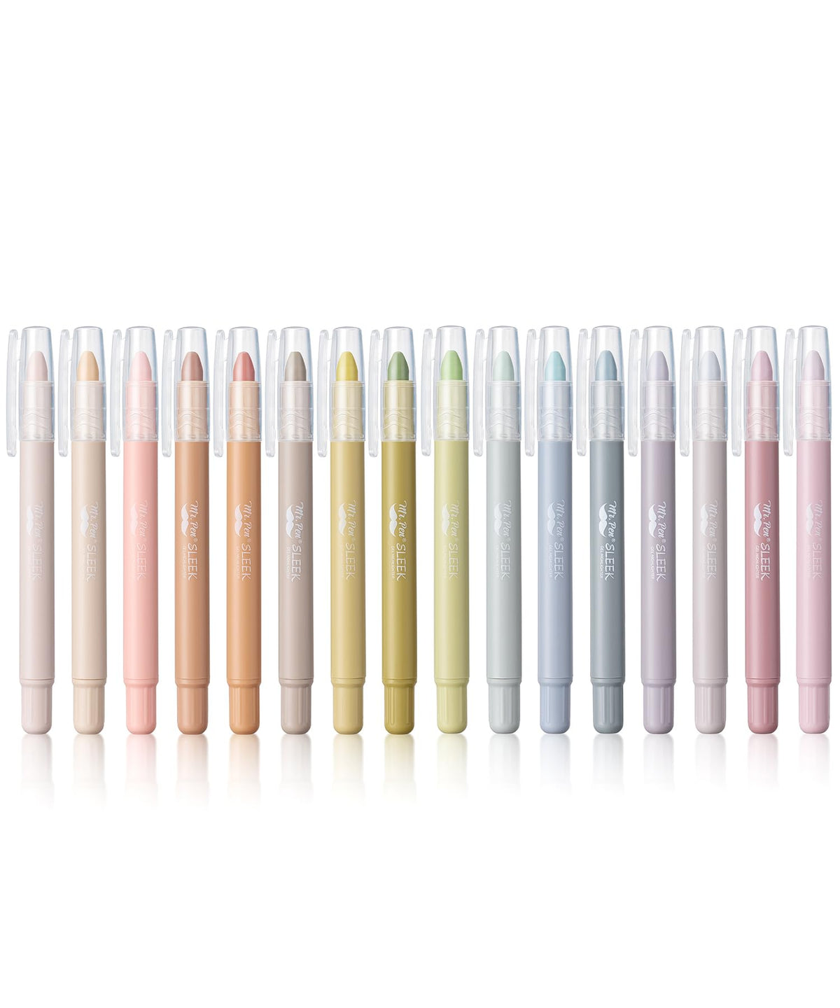 Mr. Pen- No Bleed Gel Highlighters, Vibrant Colors, 8 Pack