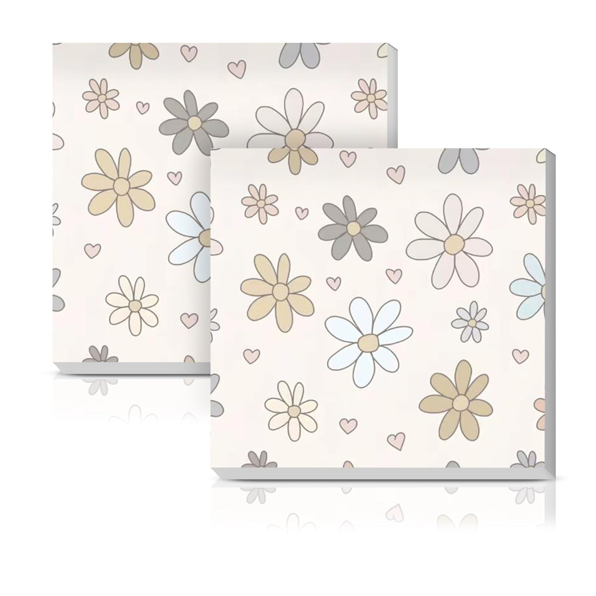Sticky Notes 3x3 Inches, 2 Pads Cute Colorful Self-Stick Note Pads, Easy to Post for Home, Office and Daily Life Organization Cute Pink Checkers