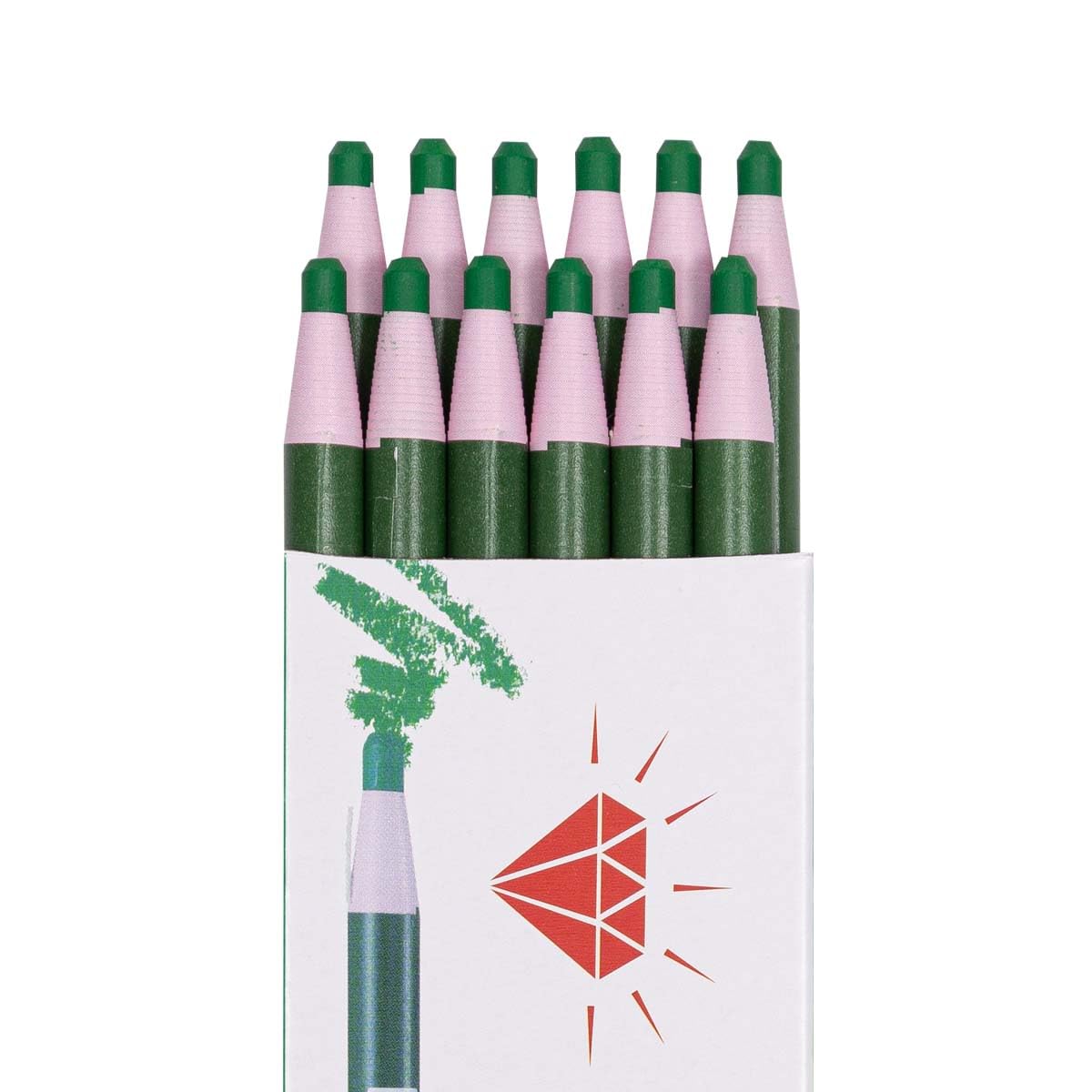 HOMSSEM 12-Pack Multi-Surface China Marker & Peel Off Grease Pens -Black
