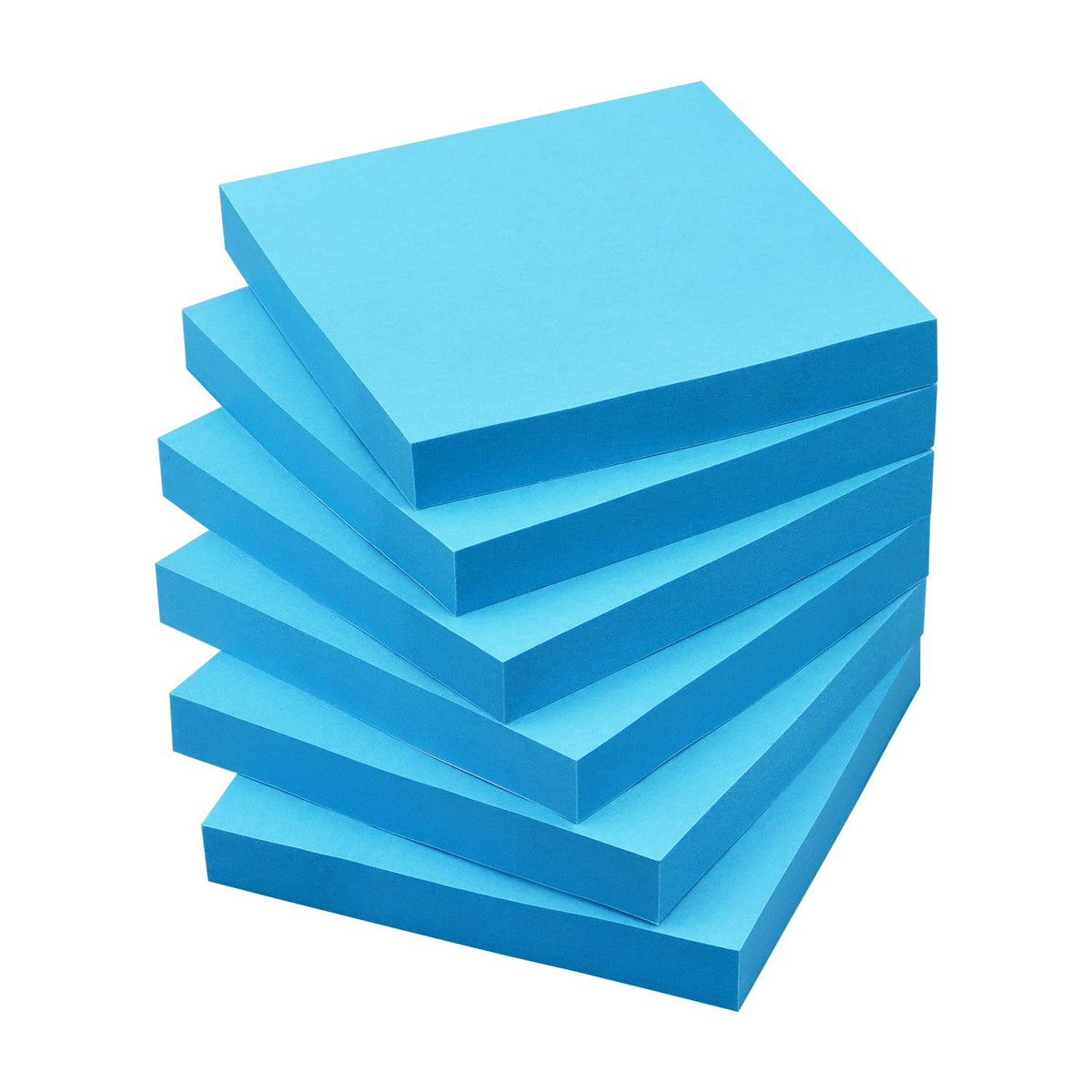 OSBOO Sticky Notes 3x3 with Bright Colors, 6 Pads 100 Sheets/Pad (Yellow)