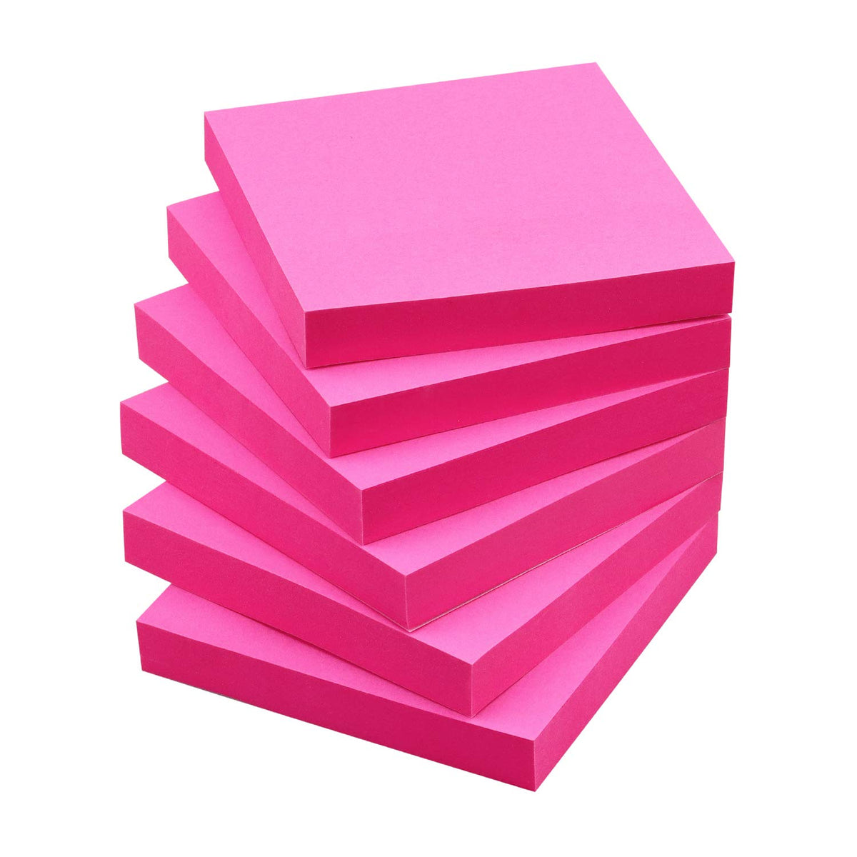 OSBOO Sticky Notes 3x3 with Bright Colors, 6 Pads 100 Sheets/Pad (Yellow)