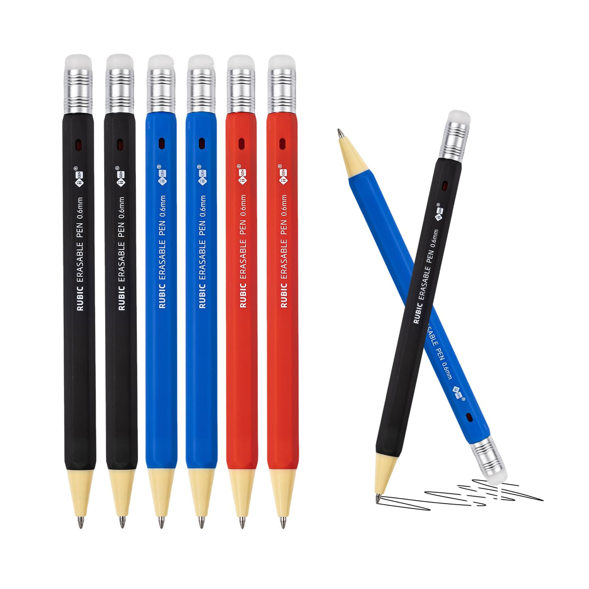RUBIC 0.6mm Erasable Pens 9 Forest Reverie, School & Planner