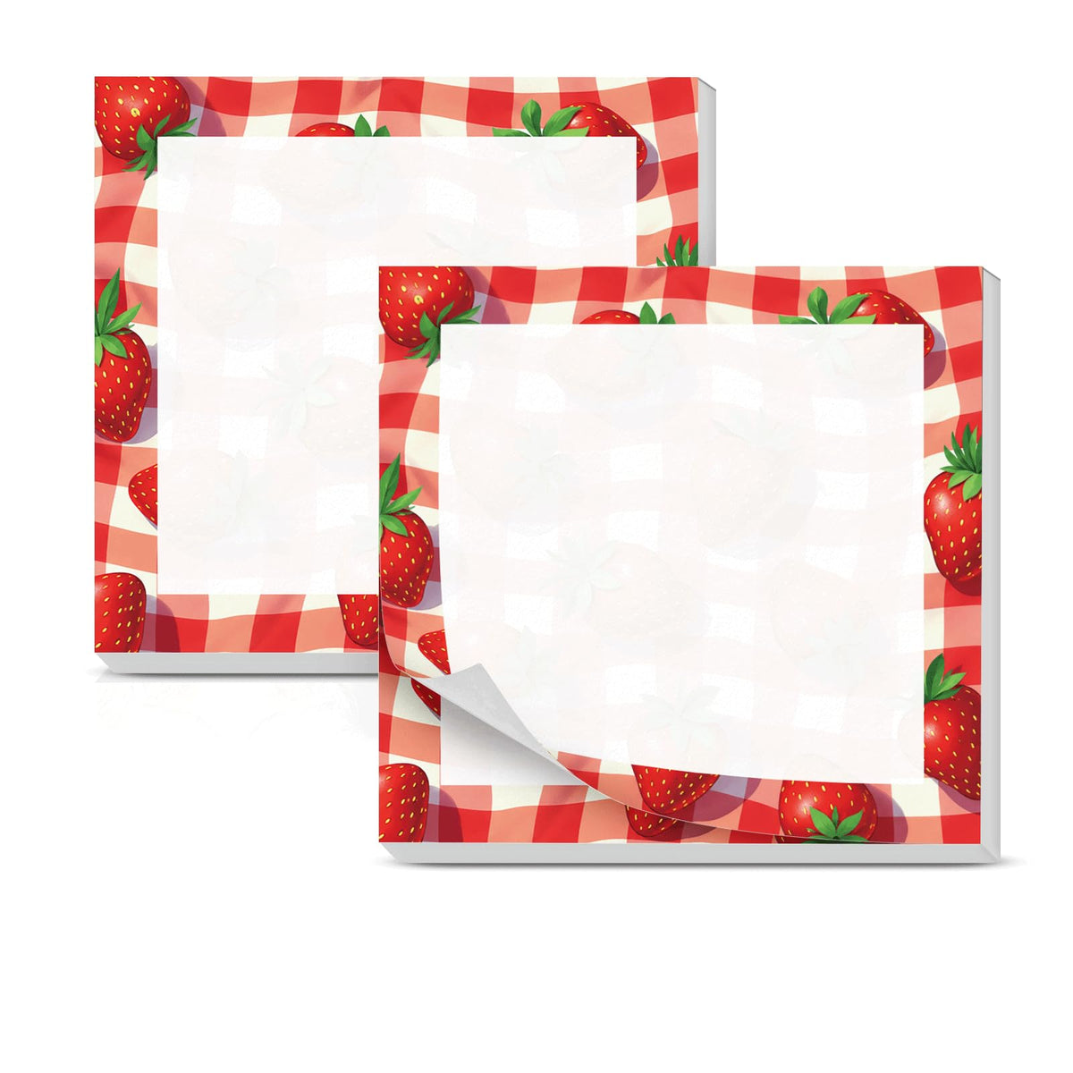 Cute Sticky Notes 3 x 3 Inch, 2 Pack Sticky Note Pads, 50 Sheets Per Pad, Self Stick Memo Pads for Office Supplies, School Supplies, Home Office Pink Bow