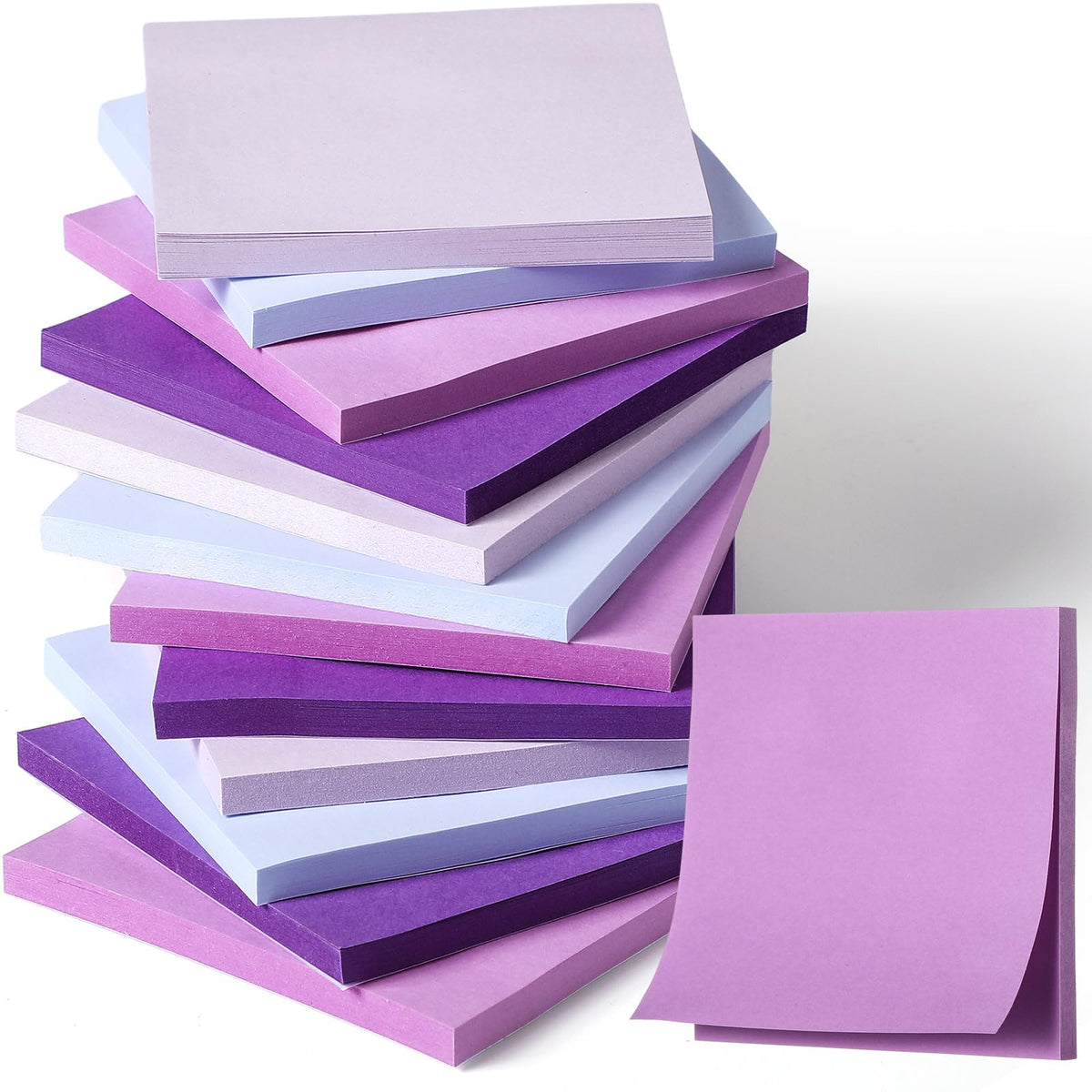Thenshop 12 Pads Sage Green Sticky Notes 3x3 50 Sheets