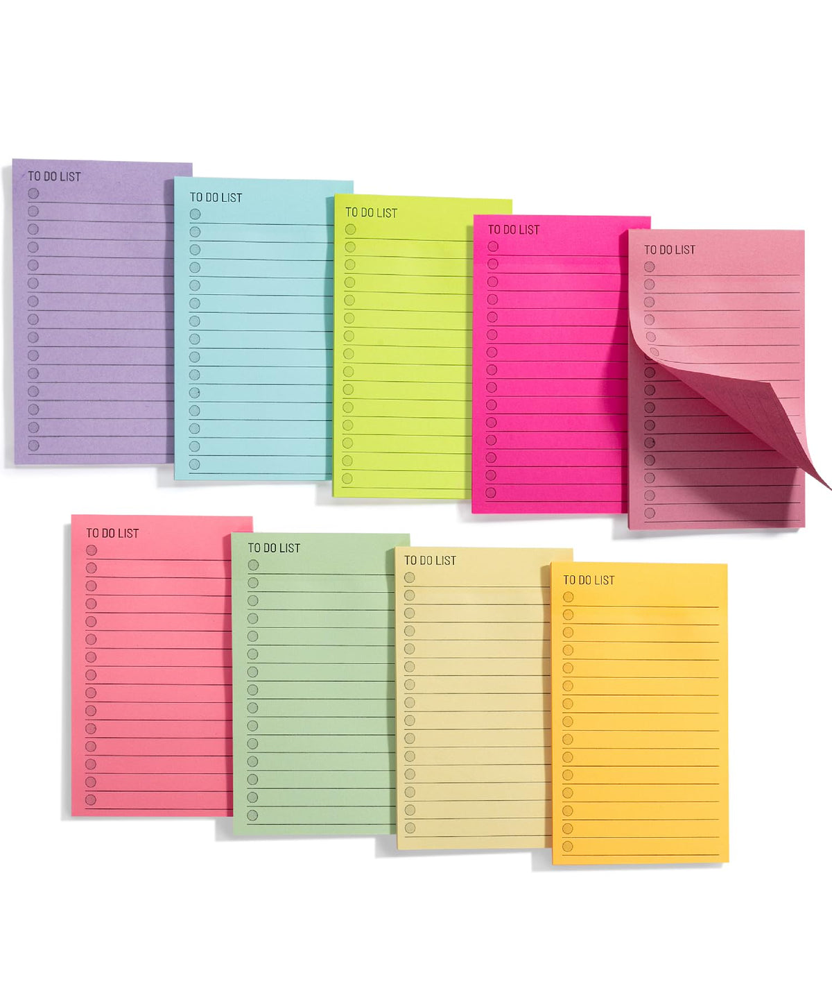 Mr. Pen- to Do List Sticky Notes, 3"x4", 9 Pads, 360 Sheets
