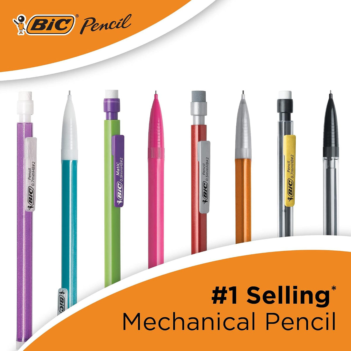 BIC Xtra-Precision Mechanical Pencils, Fine Point, 0.5mm, 5-Count Pack