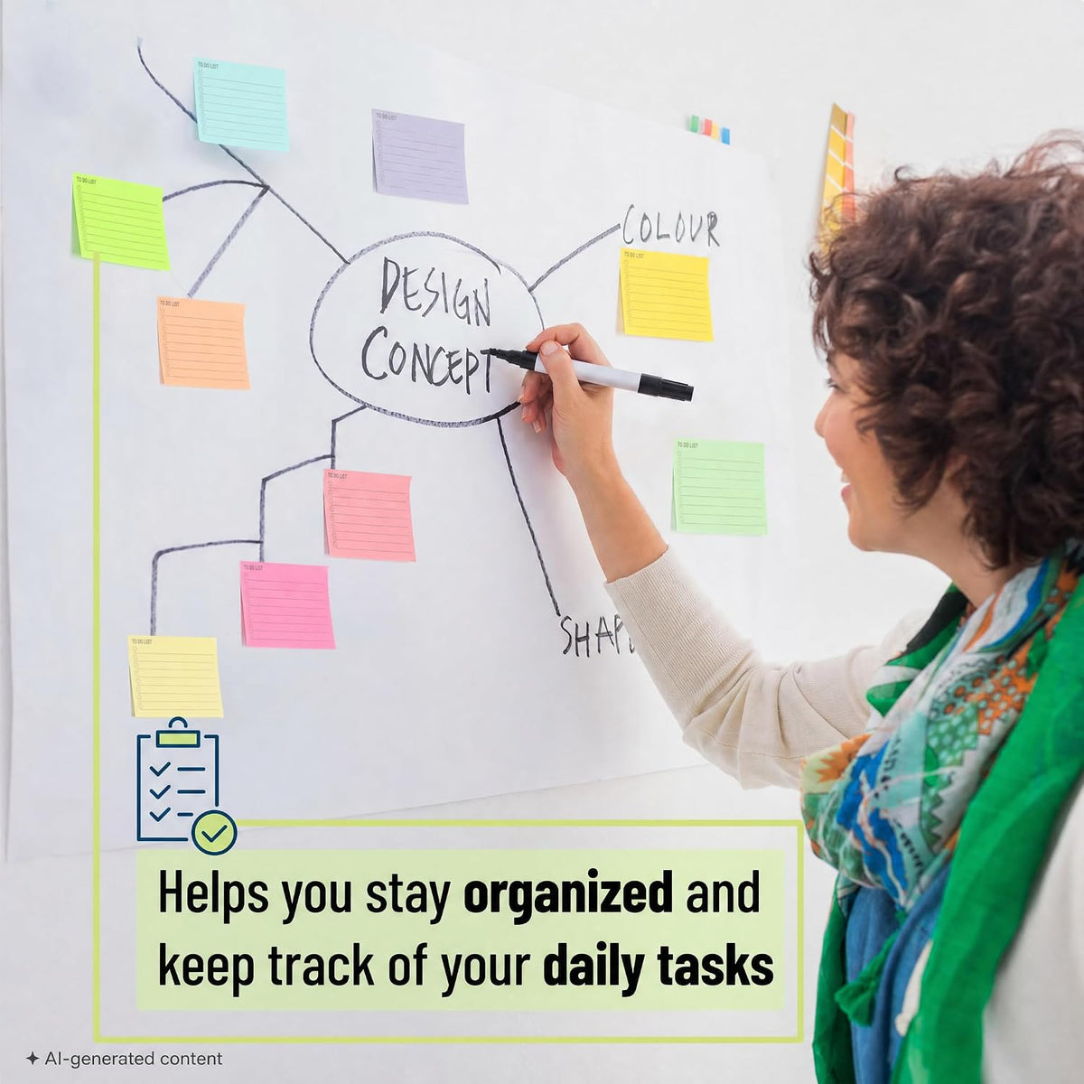 Mr. Pen- to Do List Sticky Notes, 3"x4", 9 Pads, 360 Sheets
