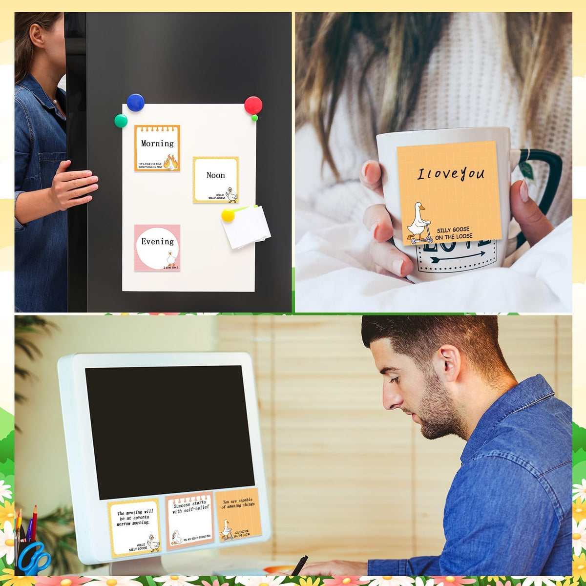 Funny Sticky Notes 3x3 Inch Silly Work Gag Gifts