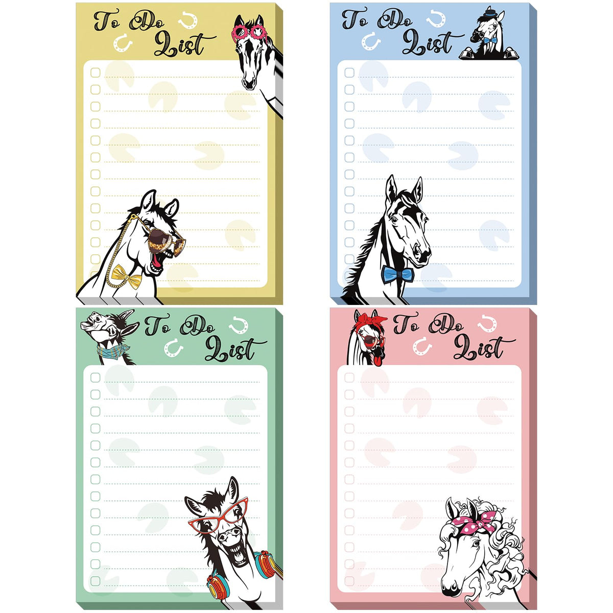 Geyee 4 Pads Chicken Sticky Notes 4" x 6" Funny Animal Sticky Notes