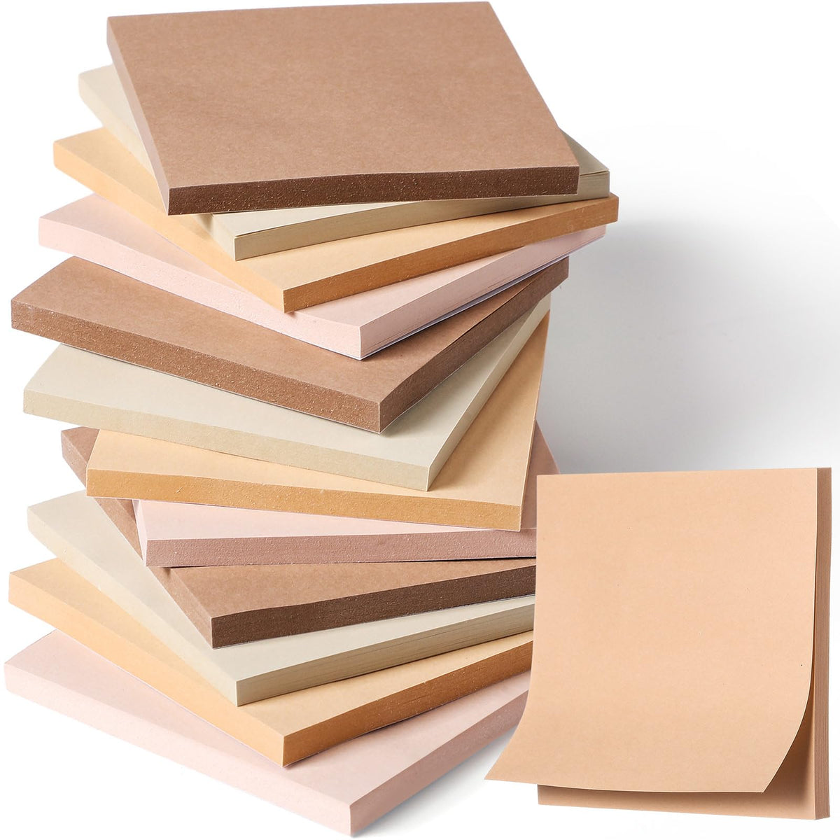 Thenshop 12 Pads Sage Green Sticky Notes 3x3 50 Sheets