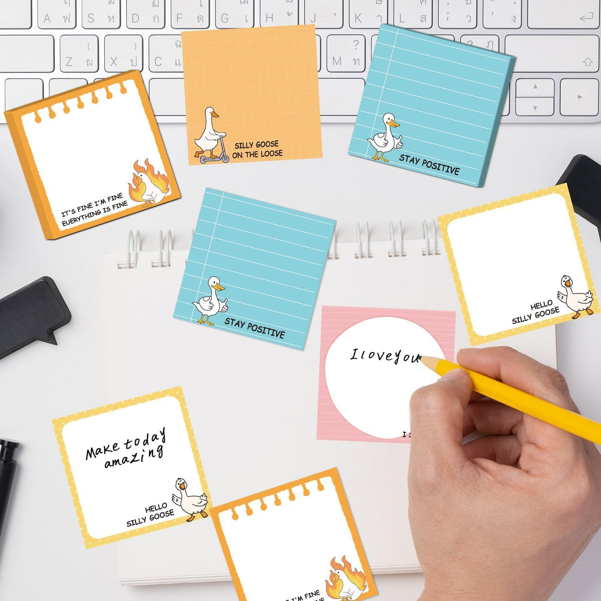 Funny Sticky Notes 3x3 Inch Silly Work Gag Gifts