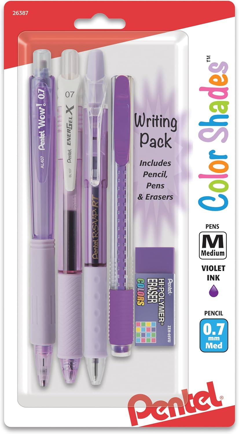 Pentel Color Shades Writing Pack - Pastel Light Green (BLBKALZBPK), Lime Green