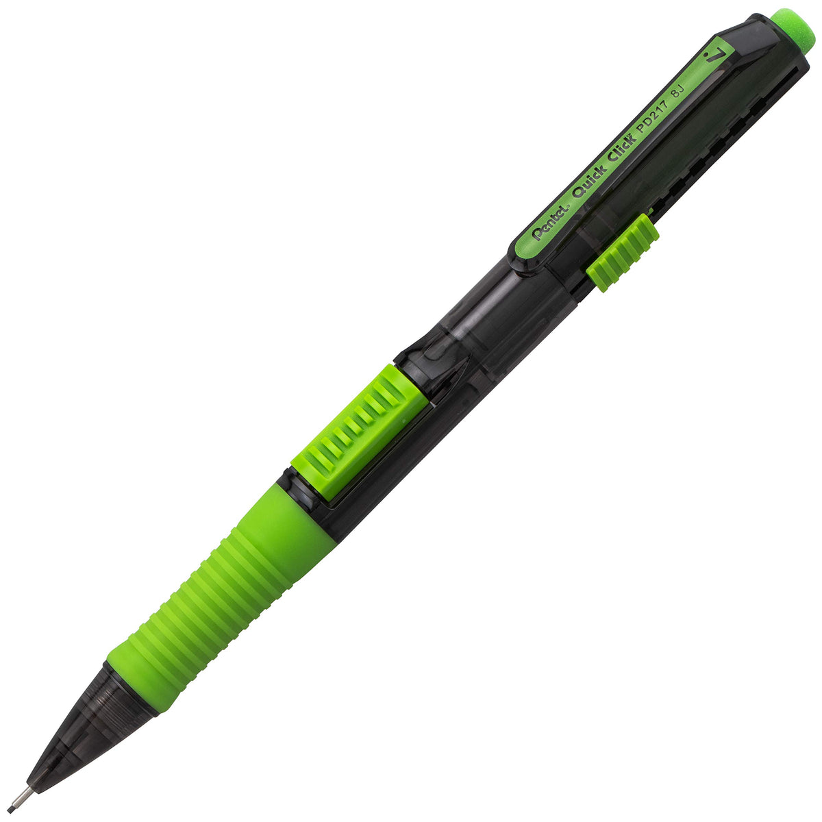 Pentel Quick Click Pop Mechanical Pencil, (0.7mm), Medium, 2 Eraser Refills, Pack of 4 (PD217ALEBP4)