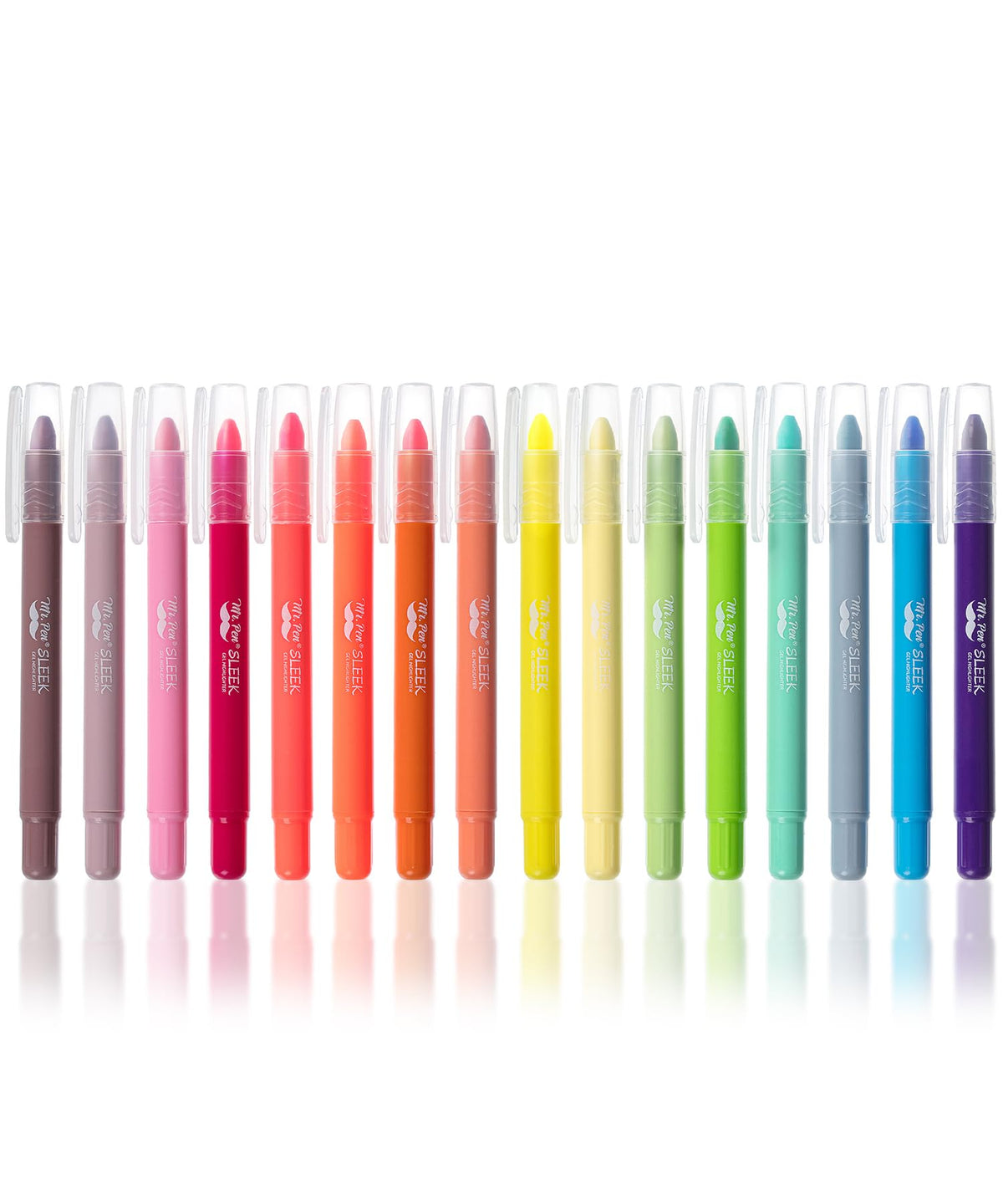 Mr. Pen- No Bleed Gel Highlighters, Vibrant Colors, 8 Pack