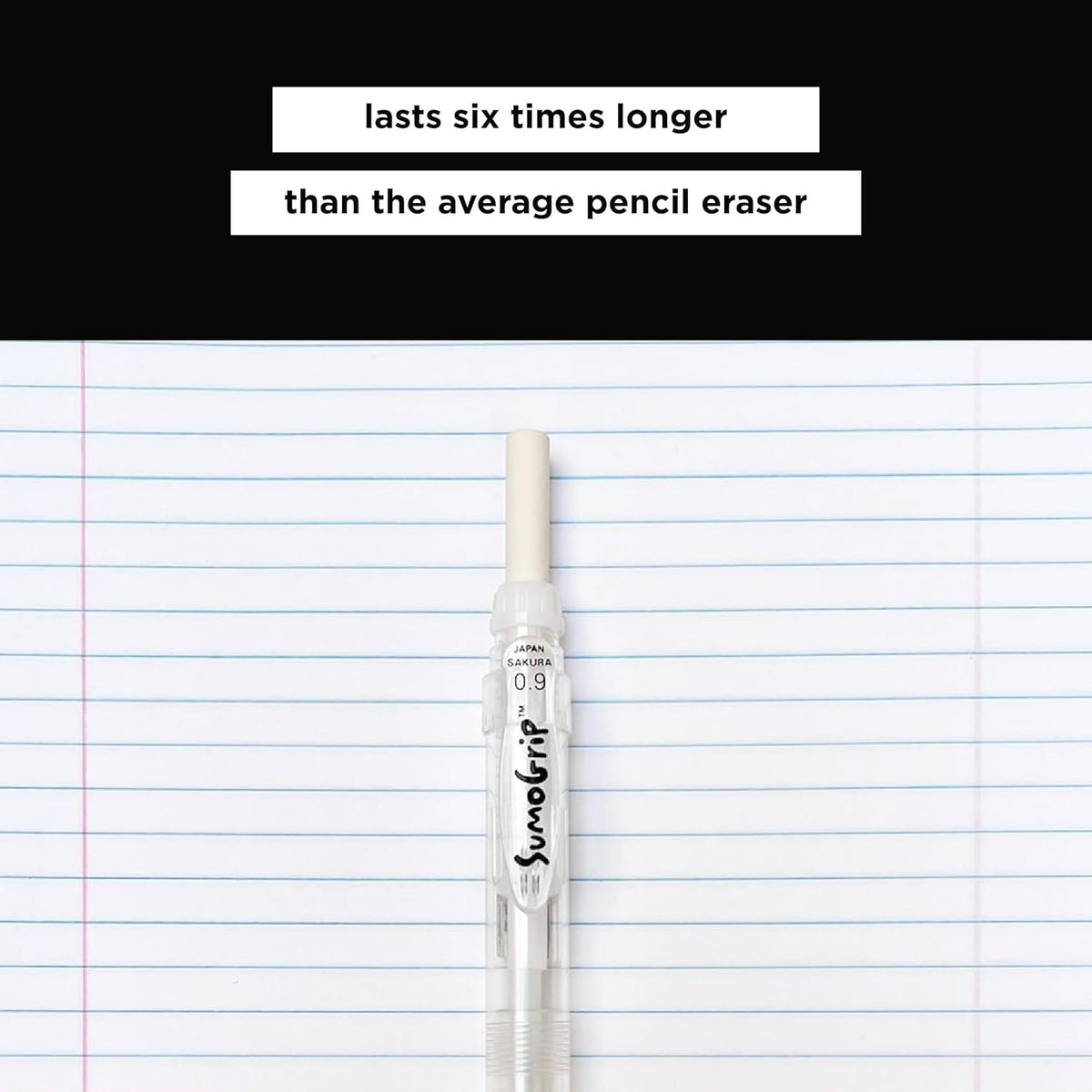 SAKURA SumoGrip Mechanical Pencil Eraser Refill, 3 Eraser Refills