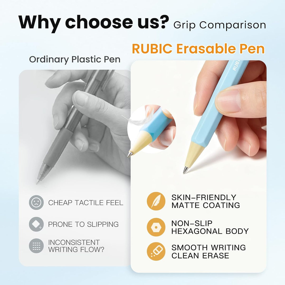 RUBIC 0.6mm Erasable Pens 9 Forest Reverie, School & Planner