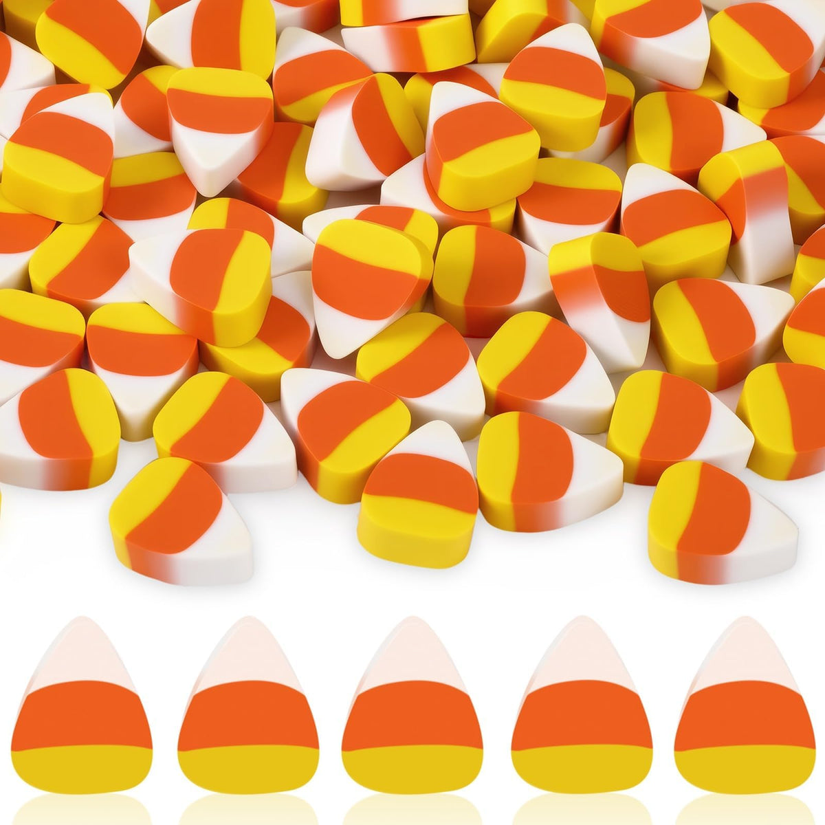 JUNEBRUSHS 150Pcs Fall Mini Erasers, Cute Thanksgiving Erasers Bulk