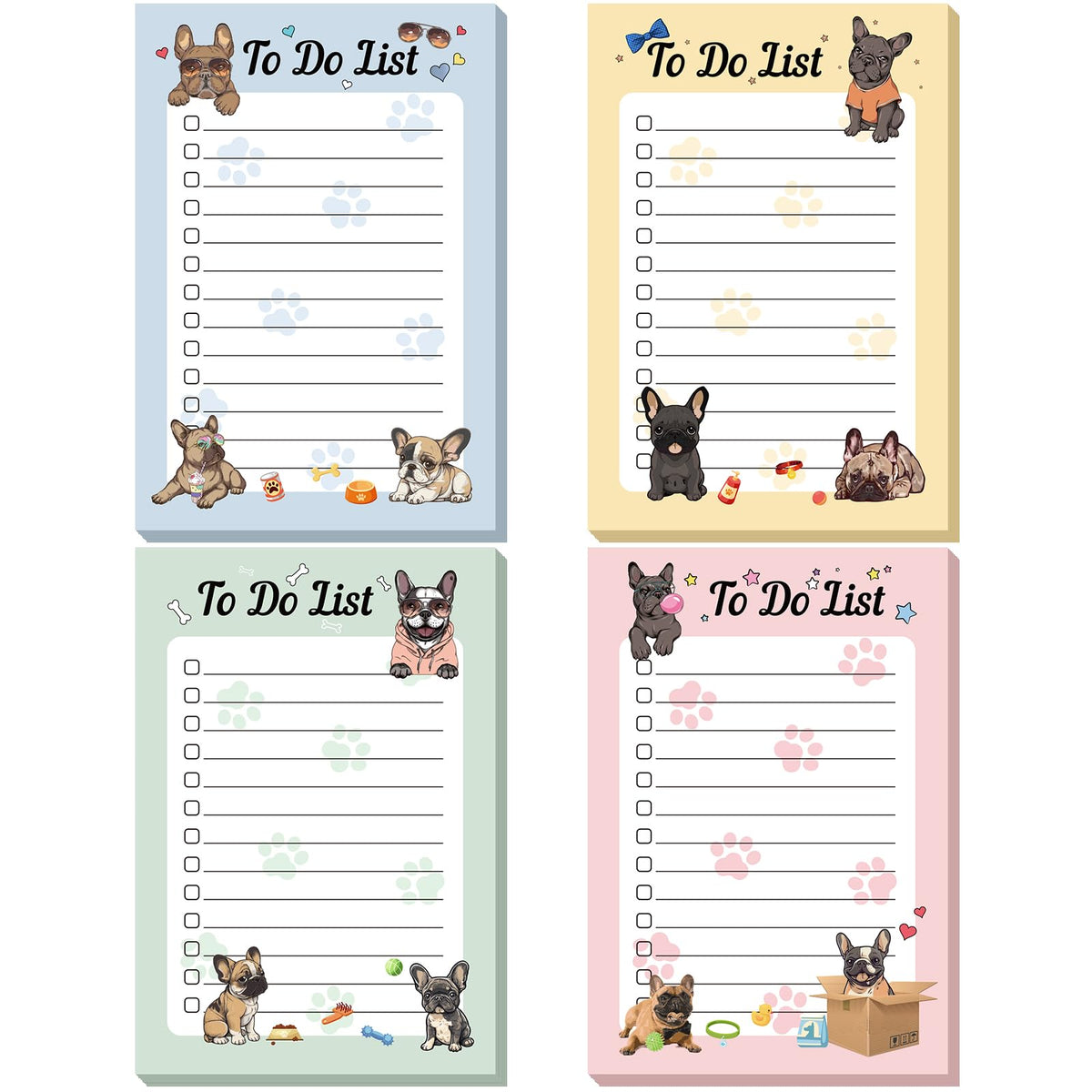Geyee 4 Pads Chicken Sticky Notes 4" x 6" Funny Animal Sticky Notes