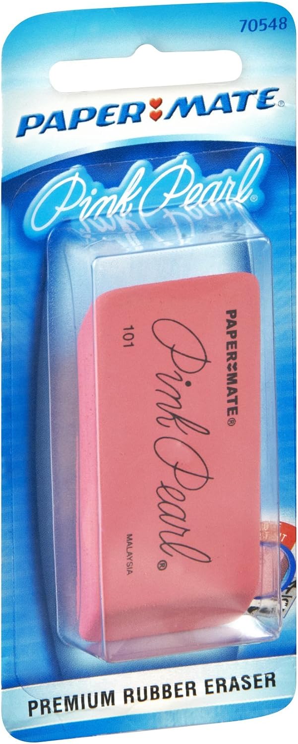 Paper Mate 70548 Large Pink Pearl Premium Eraser