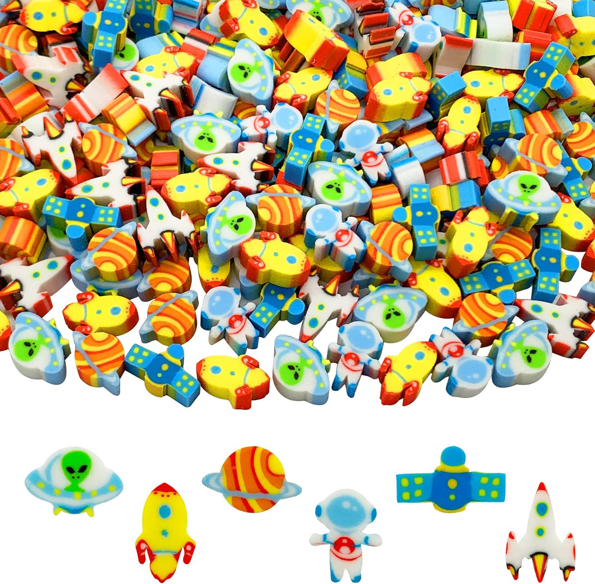 300 Pieces Animal Mini Erasers Assortment Novelty Pencil Erasers Bulk for Rewards Prizes Gift Filler