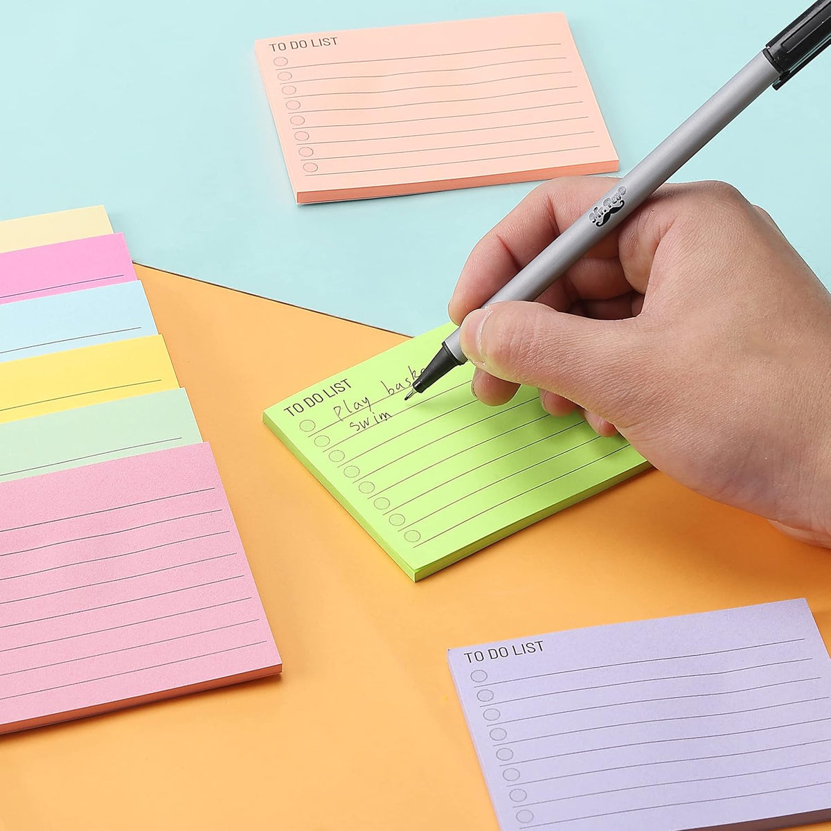 Mr. Pen- to Do List Sticky Notes, 3"x4", 9 Pads, 360 Sheets