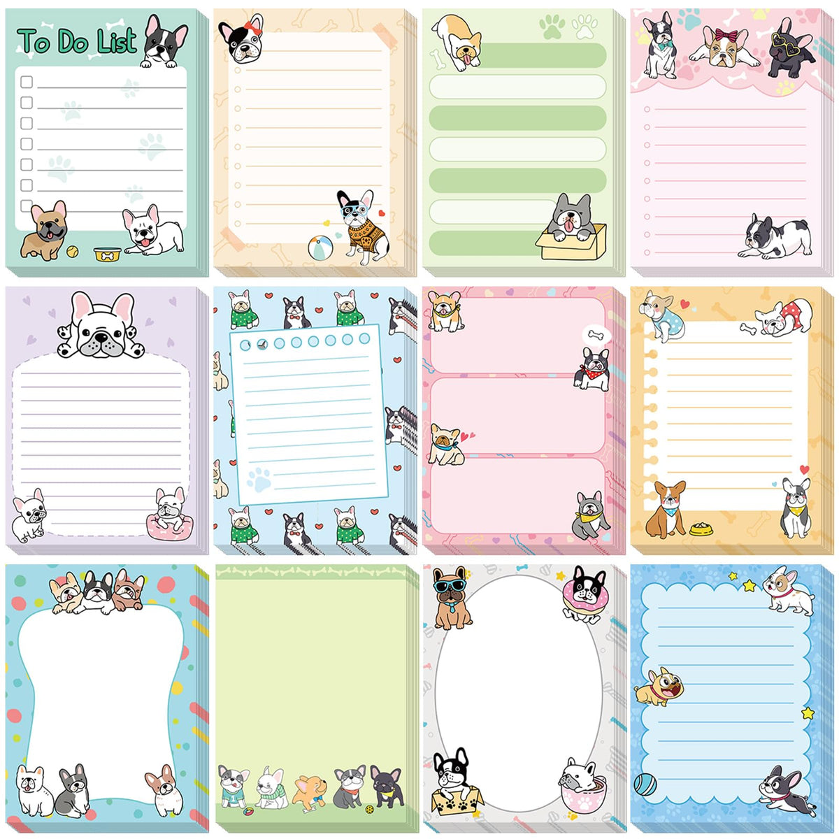 Chiisong 12 Pads Cute Sticky Notes Flower Sticky Notes