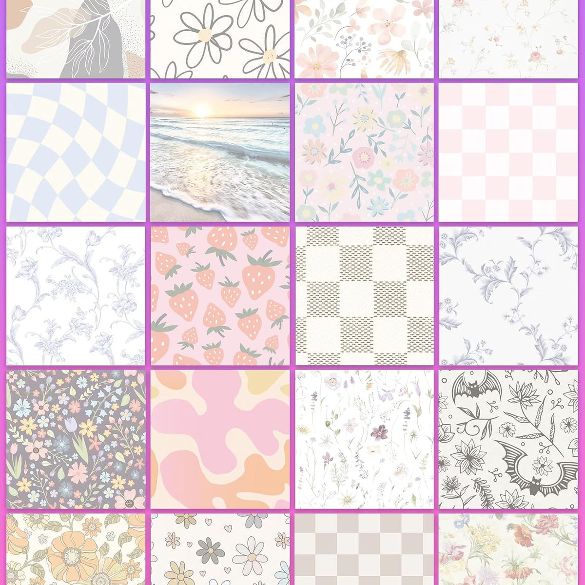 Sticky Notes 3x3 Inches, 2 Pads Cute Colorful Self-Stick Note Pads, Easy to Post for Home, Office and Daily Life Organization Cute Pink Checkers