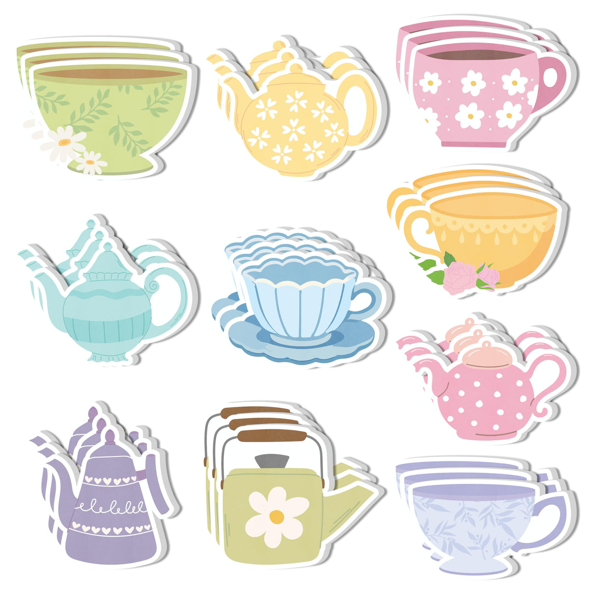Xqumoi 30 Pack Ice Cream Sticky Notes Summer Office School Class Supplies