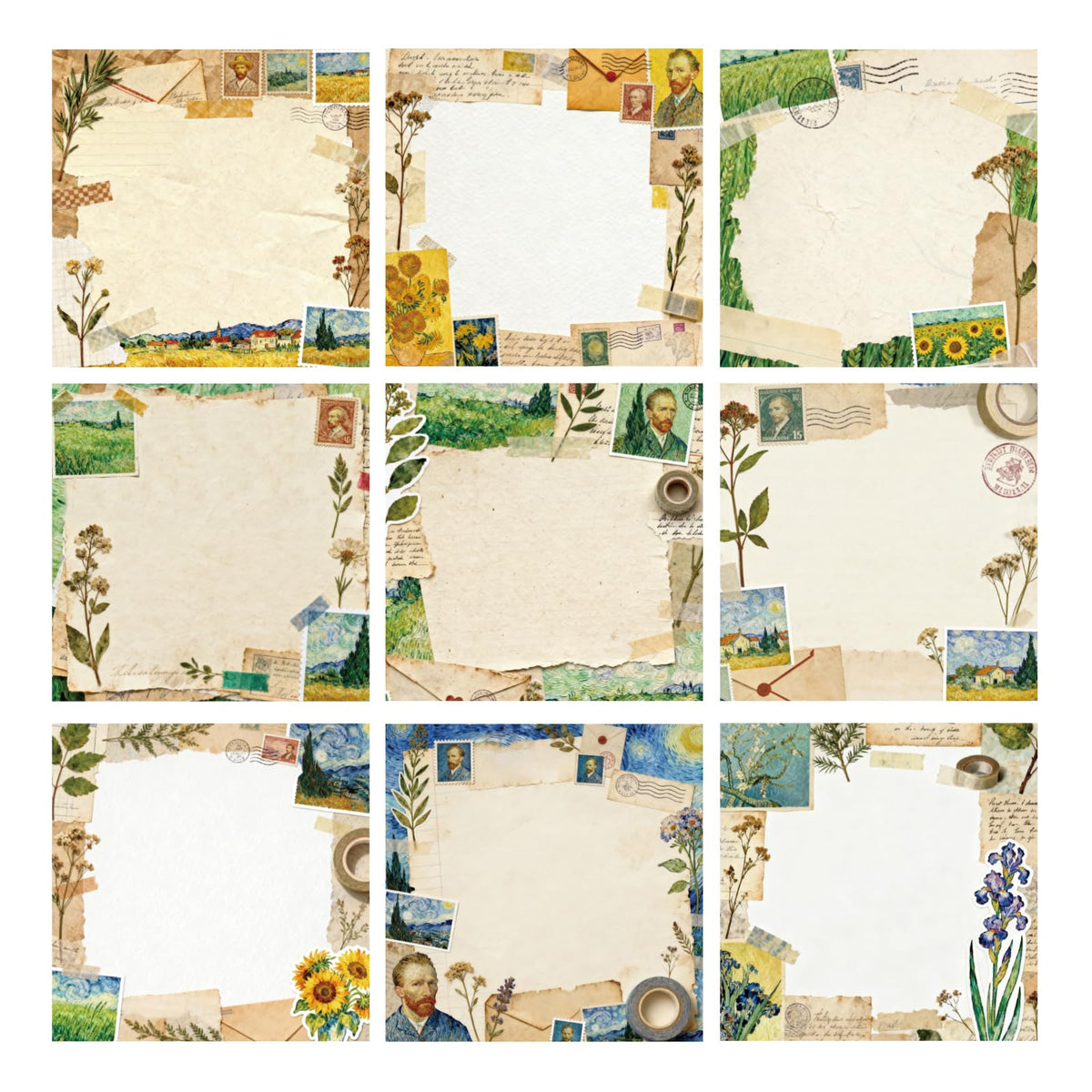 Highland Cow Sticky Notes, 3x3 Inch, 9 Pads, Cute Animal Post It Notes