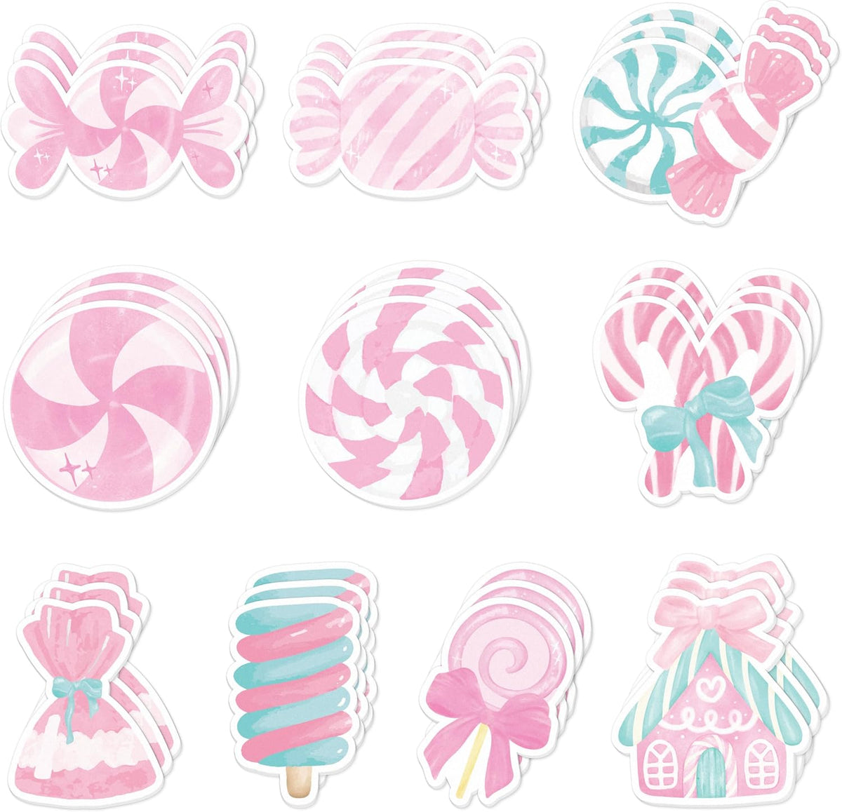 Xqumoi 30 Pack Ice Cream Sticky Notes Summer Office School Class Supplies