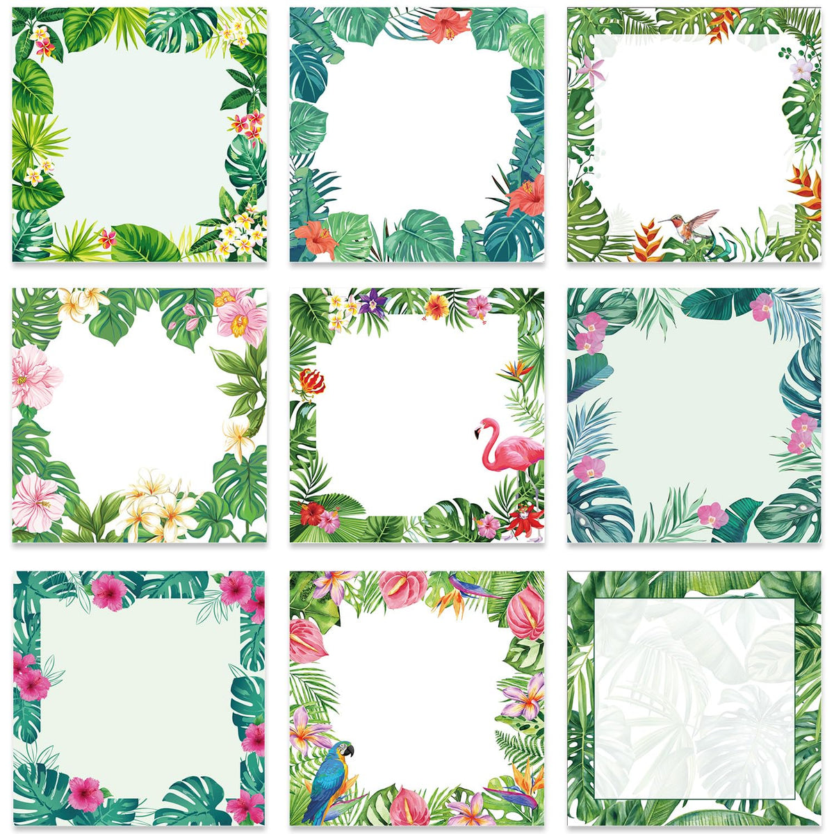 Frog Sticky Notes 3x3 Cute Animal Stationery 9-Pack