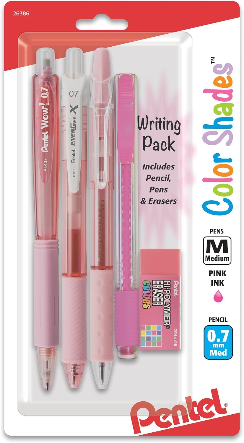 Pentel Color Shades Writing Pack - Pastel Light Green (BLBKALZBPK), Lime Green