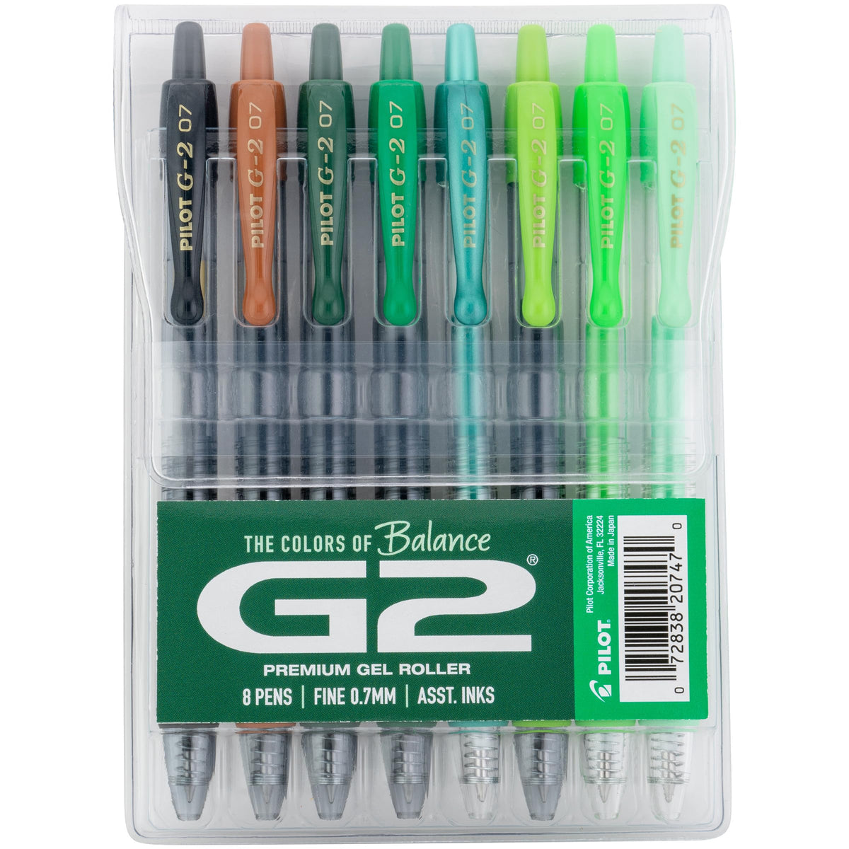 PILOT G2 Premium Gel Roller Pens, G2 Boost Pink, Fine Point 0.7mm, 8-Pack