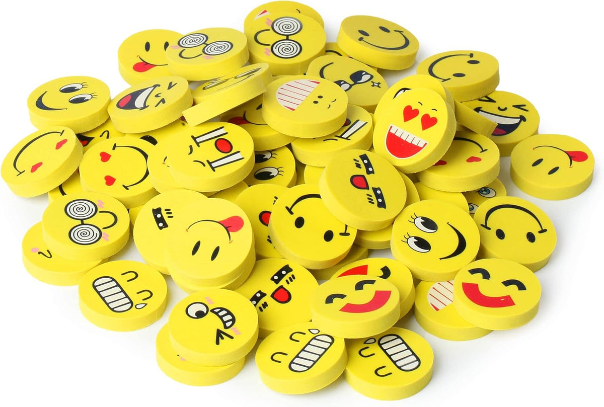 Mr. Pen- Mini Erasers Bulk for Kids, 64 Pack, 1 Inch Diameter