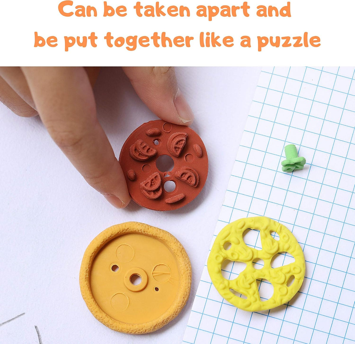 Mr. Pen- Mini Food Pencil Erasers Toy Set, 30 pcs