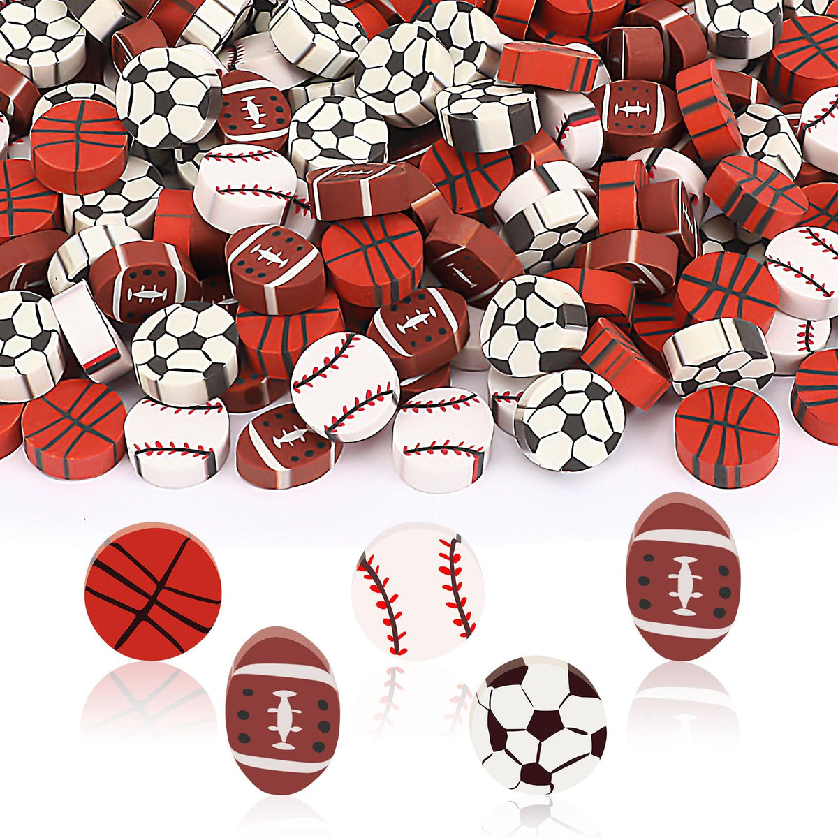 JUNEBRUSHS 150Pcs Fall Mini Erasers, Cute Thanksgiving Erasers Bulk